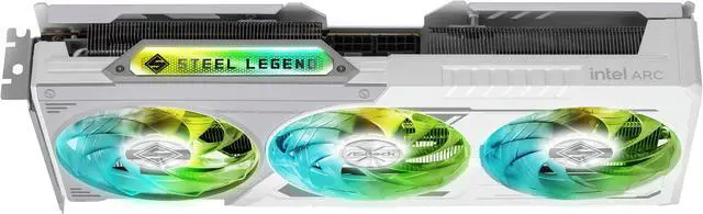 ASRock STEEL LEGEND Arc B580 12GB GDDR6 PCI Express 4 0 x8 ATX Graphics Card B580 SL 12GO