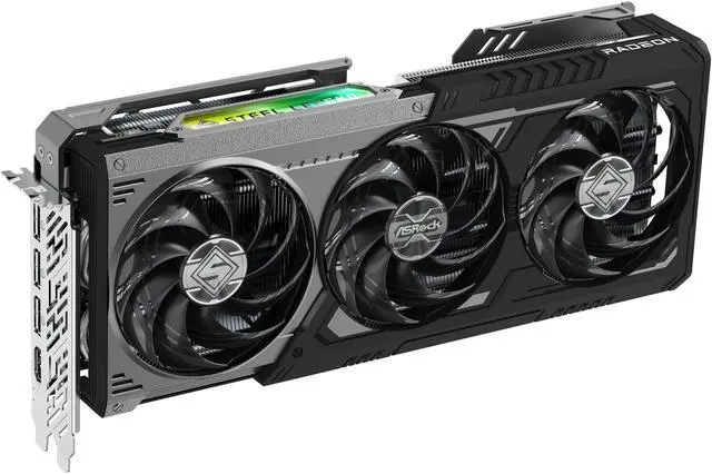 Tarjeta gráfica ASRock Steel Legend Radeon RX 9070 XT 16 GB GDDR6 PCI Express 5.0 x16 RX9070XT SLD 16G