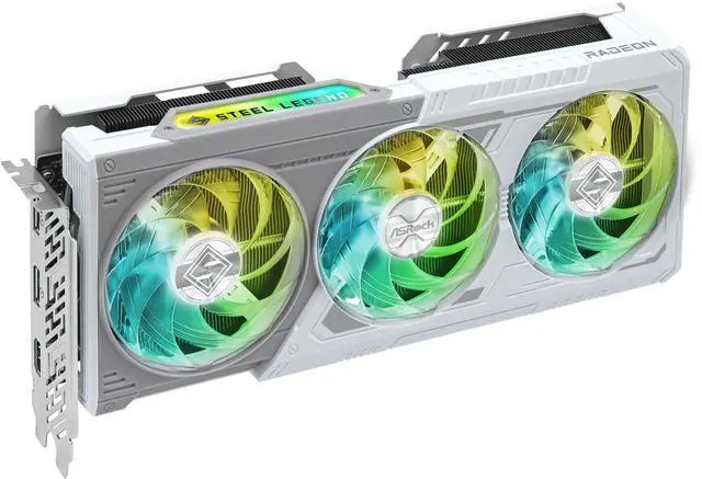 ASRock Steel Legend Radeon RX 9060 XT 8GB GDDR6 PCI Express 5 0 x16 Graphics Card RX9060XT SL 8GO RX 9060XT