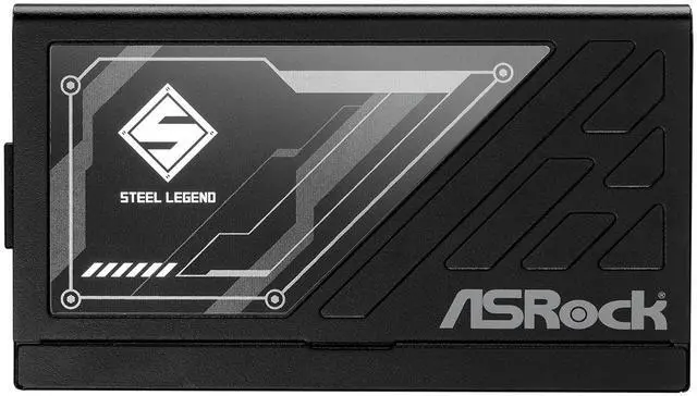 ASRock Steel Legend SL 1000G 1000W 80 PLUS GOLD & Cybenetics PLATINUM Full Modular Power Supply  ATX3 1 & PCIe5 1 Ready with Dual Color 12V 2x6 Cable  10 Years Warranty