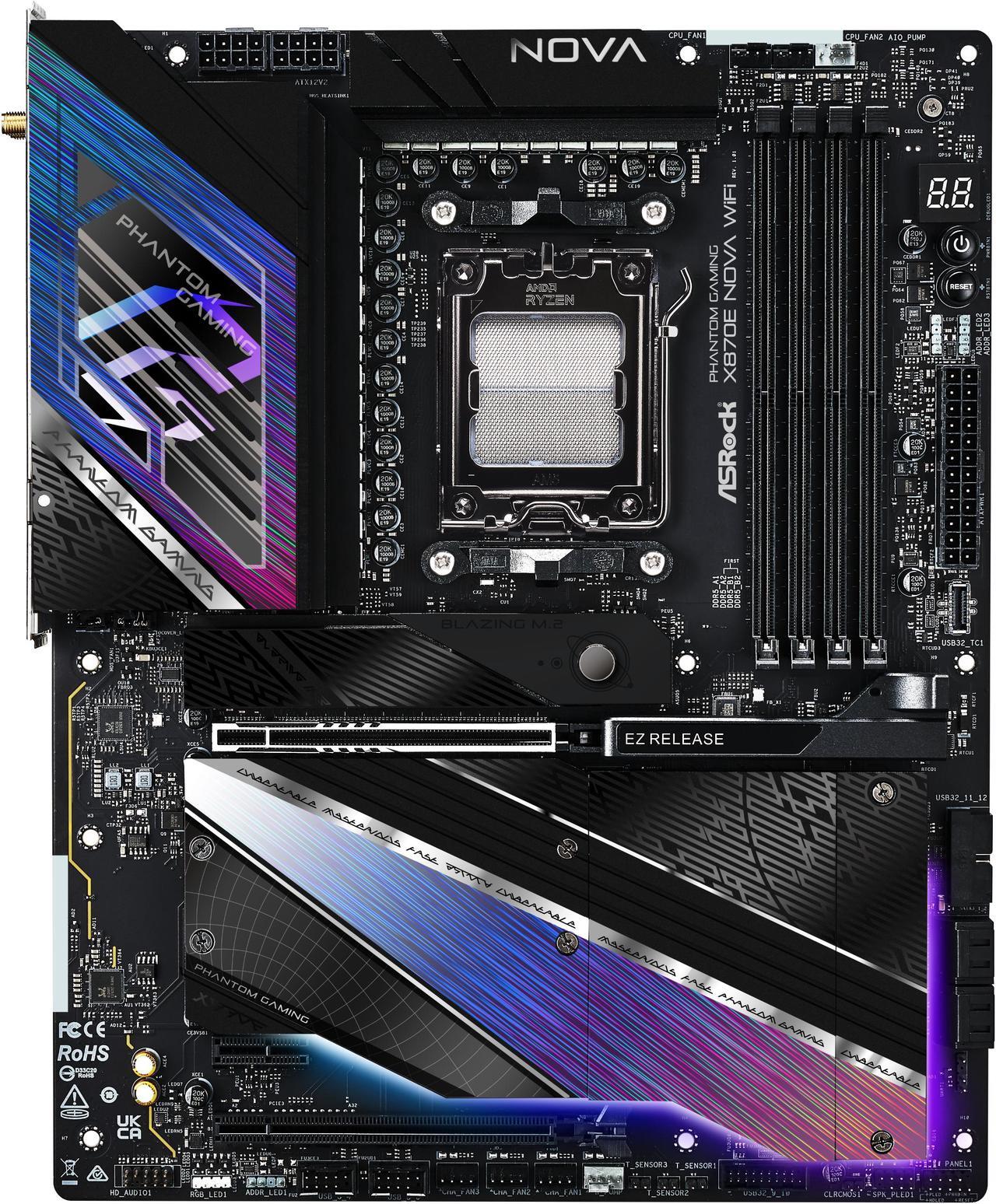 ASRock X870E NOVA WIFI AM5 AMD X870E ATX Motherboard