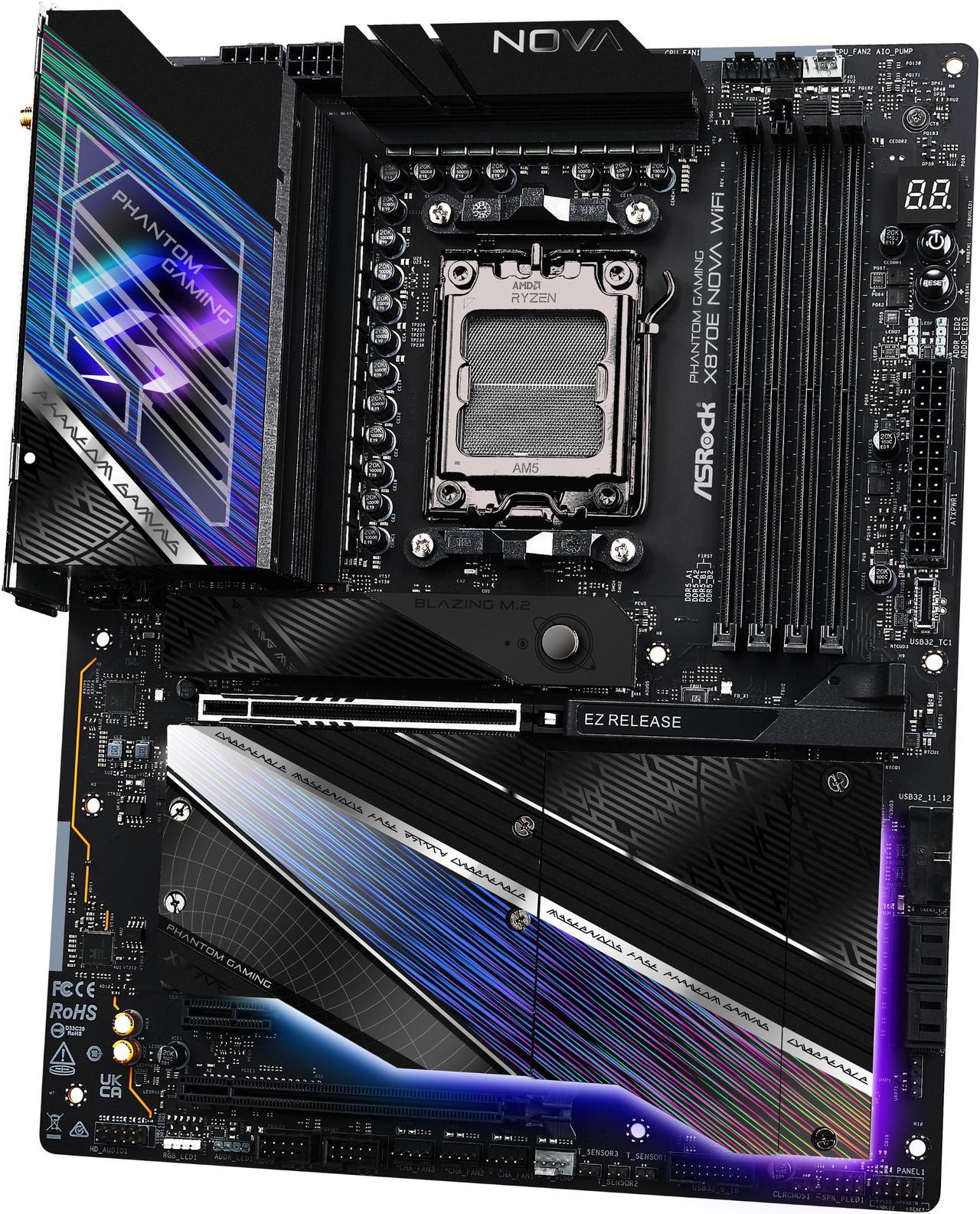ASRock X870E NOVA WIFI AM5 AMD X870E ATX Motherboard