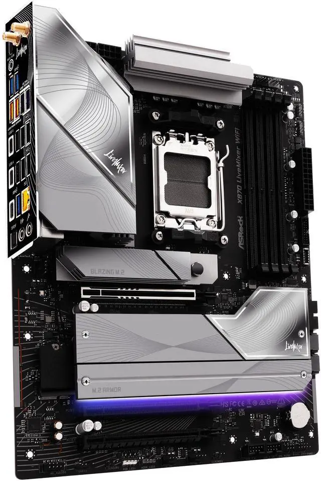 ASRock X870 LiveMixer WiFi AM5 AMD X870 ATX Motherboard