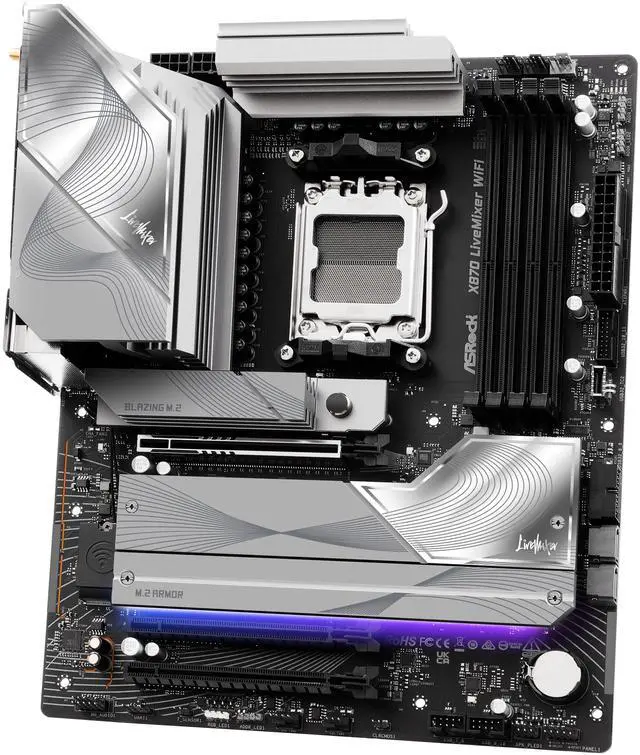 ASRock X870 LiveMixer WiFi AM5 AMD X870 ATX Motherboard