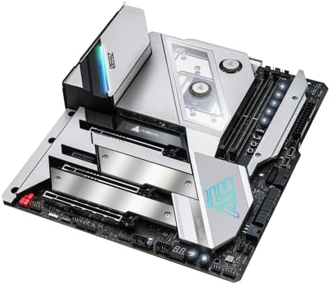 ASRock Z690 Aqua OC Motherboard DDR5 7000 Dual Channel 6 SATA3 LGA1700 96GB 2oz Copper PCB 12 Layer PCB EATX SATA3 6 0 Gb/s