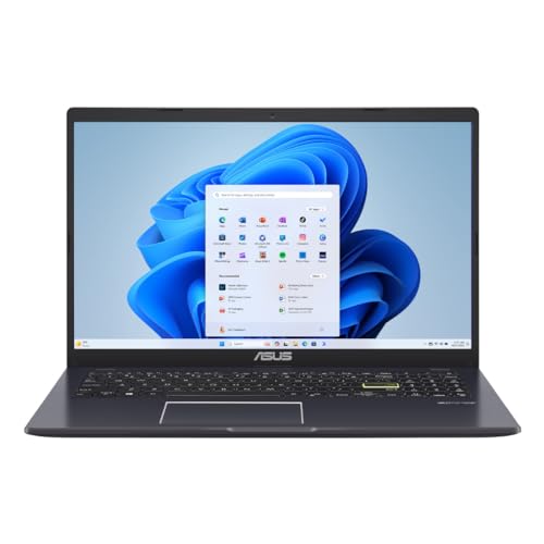 ASUS Portátil Vivobook Go Slim de 15,6", Intel Dual Core N4500, 4 GB de RAM, SSD de 128 GB, Windows 11, Star Black, L510KA-ES04