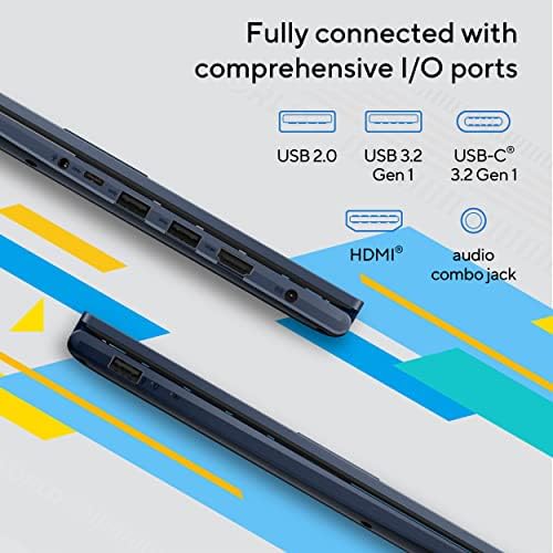 ASUS 2023 Vivobook 14 Laptop  14  FHD  1920 x 1080  Display  Intel Core i5 1235U CPU  Intel Iris X  Graphics  8GB RAM  256GB SSD  Windows 11 Home  Quiet Blue  F1404ZA AS51