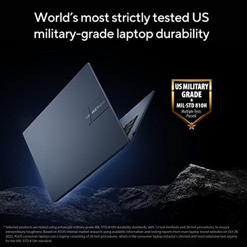 ASUS 2023 Vivobook 14 Laptop  14  FHD  1920 x 1080  Display  Intel Core i5 1235U CPU  Intel Iris X  Graphics  8GB RAM  256GB SSD  Windows 11 Home  Quiet Blue  F1404ZA AS51
