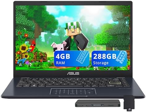 ASUS 2023 Vivobook 14 Laptop  14  FHD  1920 x 1080  Display  Intel Core i5 1235U CPU  Intel Iris X  Graphics  8GB RAM  256GB SSD  Windows 11 Home  Quiet Blue  F1404ZA AS51