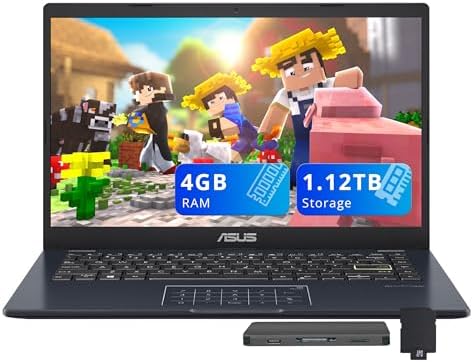 ASUS 2023 Vivobook 14 Laptop  14  FHD  1920 x 1080  Display  Intel Core i5 1235U CPU  Intel Iris X  Graphics  8GB RAM  256GB SSD  Windows 11 Home  Quiet Blue  F1404ZA AS51