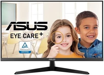 ASUS 27  4K Eye Care Monitor  VY27UQ    UHD  3840 x 2160   IPS  HDR10  Adaptive Sync  Eye Care Plus  Display Port  HDMI  Speaker  DisplayWidget  Blue Light Filter  Flicker Free  3yr Warranty
