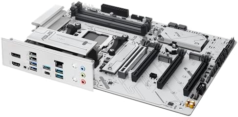 ASUS B650E MAX Gaming WiFi W   AMD B650 AM5 ATX Motherboard  White PCB  DDR5  PCIe 5 0  3X M 2  Wi Fi 6E  2 5Gb LAN  USB 10Gbps Type C  DisplayPort  HDMI   BIOS Flashback   Aura Sync  Advanced AI PC