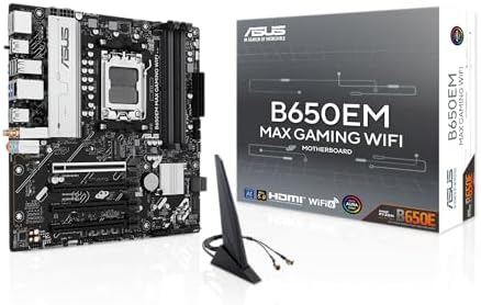 ASUS B650E MAX Gaming WiFi W   AMD B650 AM5 ATX Motherboard  White PCB  DDR5  PCIe 5 0  3X M 2  Wi Fi 6E  2 5Gb LAN  USB 10Gbps Type C  DisplayPort  HDMI   BIOS Flashback   Aura Sync  Advanced AI PC