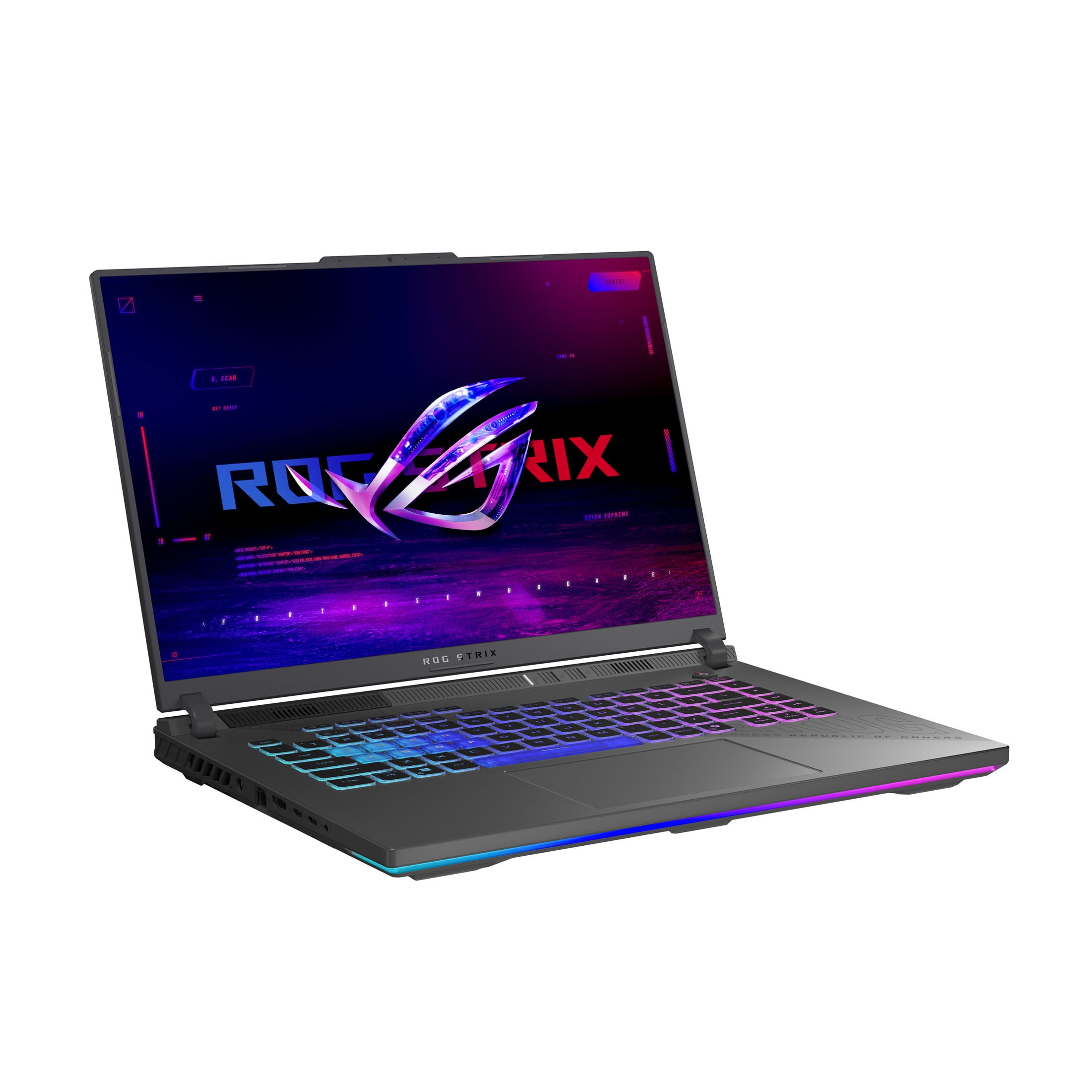 ASUS Computadora Portátil para Juegos ROG Strix G16  2025   16" WUXDA 165Hz/3ms AMD Ryzen 9 9955HX  NVIDIA GeForce RTX 5060 8GB VRAM 16GB DDR5 5600 RAM 1TB PCIe Gen 4 SSD Eclipse Gris