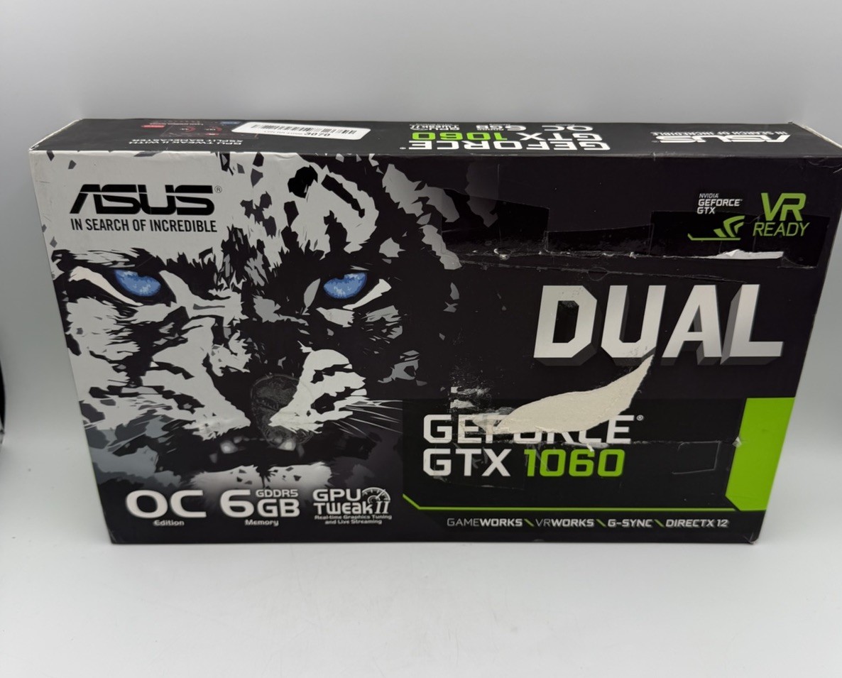 ASUS Dual GTX 1060 6GB OC DUAL GTX1060 O6G w/ Box