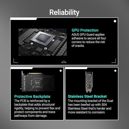 ASUS Dual GeForce RTX  5060 8GB GDDR7 OC Edition  PCIe 5 0  8GB GDDR7  DLSS 4  HDMI 2 1b  DisplayPort 2 1b  2 5 Slot Design  Axial tech Fan Design  0dB Technology  and More