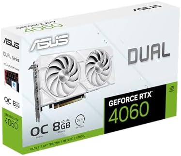 ASUS Dual GeForce RTX  5060 8GB GDDR7 OC Edition  PCIe 5 0  8GB GDDR7  DLSS 4  HDMI 2 1b  DisplayPort 2 1b  2 5 Slot Design  Axial tech Fan Design  0dB Technology  and More