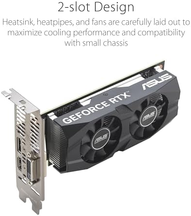 ASUS Dual GeForce RTX  5050 8GB GDDR6 OC Edition  PCIe 5 0  8GB GDDR6  DLSS 4  HDMI 2 1b  DisplayPort 2 1b  2 Slot  Axial tech Fan Design  0dB Technology  Dual BIOS and More 