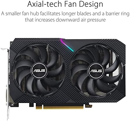 ASUS Dual GeForce RTX  5050 8GB GDDR6 OC Edition  PCIe 5 0  8GB GDDR6  DLSS 4  HDMI 2 1b  DisplayPort 2 1b  2 Slot  Axial tech Fan Design  0dB Technology  Dual BIOS and More 