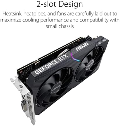 ASUS Dual GeForce RTX  5050 8GB GDDR6 OC Edition  PCIe 5 0  8GB GDDR6  DLSS 4  HDMI 2 1b  DisplayPort 2 1b  2 Slot  Axial tech Fan Design  0dB Technology  Dual BIOS and More 