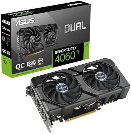 ASUS Dual GeForce RTX  5060 Ti 16GB GDDR7 OC Edition  PCIe 5 0  16GB GDDR7  DLSS 4  HDMI 2 1b  DisplayPort 2 1b  2 5 Slot Design  Axial tech Fan Design  0dB Technology  and More 