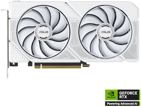 ASUS Dual GeForce RTX  5060 Ti 16GB GDDR7 White OC Edition  PCIe 5 0  16GB GDDR7  DLSS 4  HDMI 2 1b  DisplayPort 2 1b  2 5 Slot Design  Axial tech Fan Design  0dB Technology  and More 