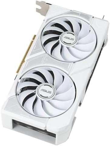 ASUS Dual GeForce RTX  5060 Ti 16GB GDDR7 White OC Edition  PCIe 5 0  16GB GDDR7  DLSS 4  HDMI 2 1b  DisplayPort 2 1b  2 5 Slot Design  Axial tech Fan Design  0dB Technology  and More 