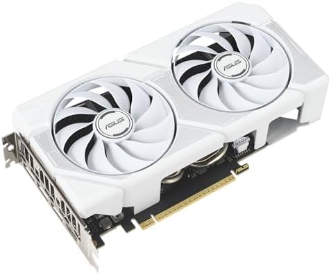 ASUS Dual GeForce RTX  5060 Ti 16GB GDDR7 White OC Edition  PCIe 5 0  16GB GDDR7  DLSS 4  HDMI 2 1b  DisplayPort 2 1b  2 5 Slot Design  Axial tech Fan Design  0dB Technology  and More 