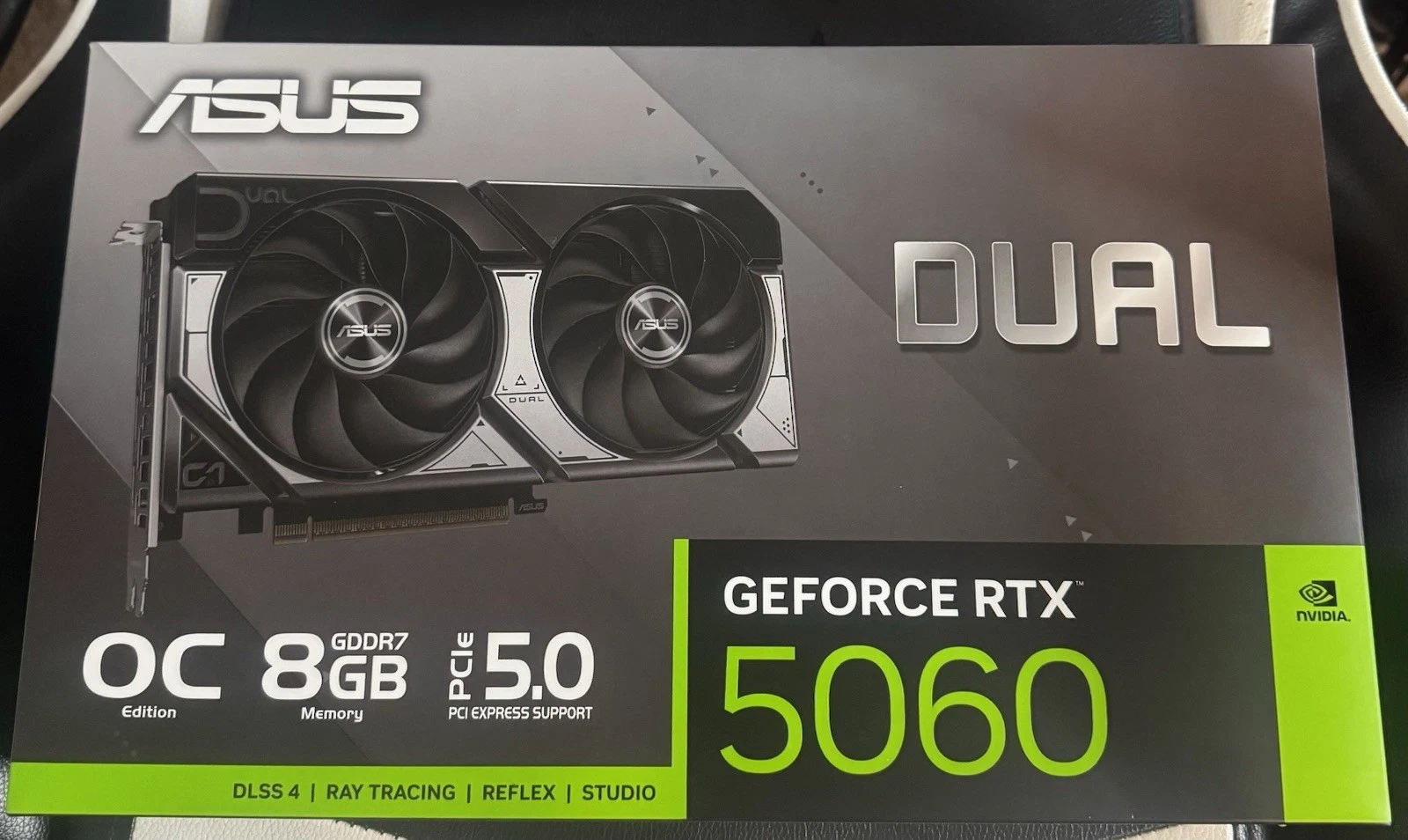 ASUS Dual GeForce RTX 5060 8GB GDDR7 PCI Express 5 0 x8 ATX Graphics Card DUAL R