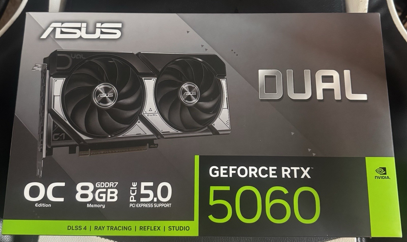 ASUS Dual GeForce RTX 5060 8GB GDDR7 PCI Express 5 0 x8 ATX Graphics Card DUAL R