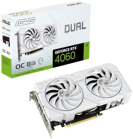 ASUS Dual GeForce RTX  5060 8GB GDDR7 OC Edition  PCIe 5 0  8GB GDDR7  DLSS 4  HDMI 2 1b  DisplayPort 2 1b  2 5 Slot Design  Axial tech Fan Design  0dB Technology  and More 