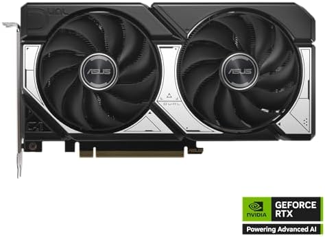ASUS Dual GeForce RTX  5060 Ti 16GB GDDR7 OC Edition Graphics Card  NVIDIA  Desktop  PCIe 5 0  DLSS 4  HDMI 2 1b  DisplayPort 2 1b  2 5 Slot  Axial tech Fan  0dB Technology 