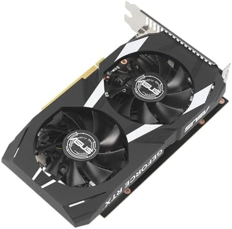 ASUS Dual NVIDIA GeForce RTX 3050 6GB OC Edition Gaming Graphics Card   PCIe 4 0  6GB GDDR6 Memory  HDMI 2 1  DisplayPort 1 4a  2 Slot Design  Axial tech Fan Design  0dB Technology  Steel Bracket