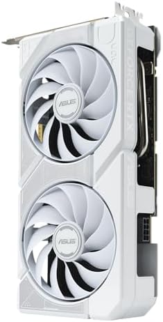 ASUS Dual NVIDIA GeForce RTX  5060 Ti 16GB GDDR7 White OC Edition  PCIe 5 0  16GB GDDR7  DLSS 4  HDMI 2 1b  DisplayPort 2 1b  2 5 Slot Design  Axial tech Fan Design  0dB Technology   3 Year Warranty