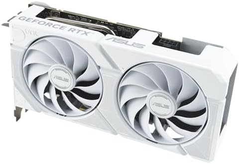 ASUS Dual NVIDIA GeForce RTX  5060 Ti 16GB GDDR7 White OC Edition  PCIe 5 0  16GB GDDR7  DLSS 4  HDMI 2 1b  DisplayPort 2 1b  2 5 Slot Design  Axial tech Fan Design  0dB Technology   3 Year Warranty