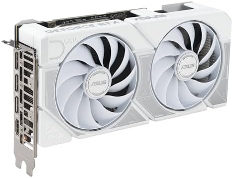 ASUS Dual NVIDIA GeForce RTX  5060 Ti 16GB GDDR7 White OC Edition  PCIe 5 0  16GB GDDR7  DLSS 4  HDMI 2 1b  DisplayPort 2 1b  2 5 Slot Design  Axial tech Fan Design  0dB Technology   3 Year Warranty