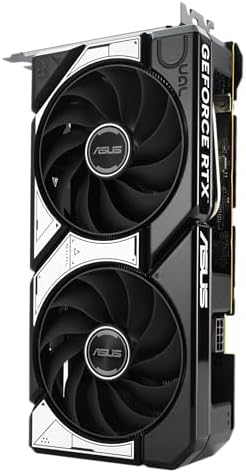 ASUS Dual NVIDIA GeForce RTX 5060 8GB GDDR7 OC Edition  PCIe 5 0  8GB GDDR7  DLSS 4  HDMI 2 1b  DisplayPort 2 1b  2 5 Slot Design  Axial tech Fan Design  0dB Technology   3 Year Warranty
