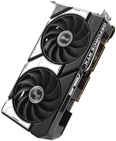 ASUS Dual NVIDIA GeForce RTX 5060 8GB GDDR7 OC Edition  PCIe 5 0  8GB GDDR7  DLSS 4  HDMI 2 1b  DisplayPort 2 1b  2 5 Slot Design  Axial tech Fan Design  0dB Technology   3 Year Warranty