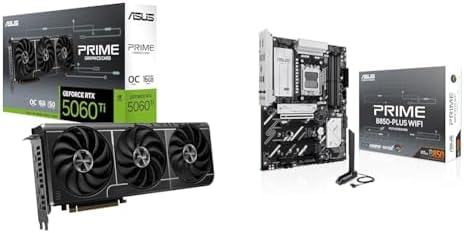 ASUS Dual NVIDIA GeForce RTX 5060 Ti 16GB GDDR7 OC Edition Graphics Card   PCIe 5 0  DLSS 4  HDMI 2 1b  DisplayPort 2 1b  2 5 Slot  Axial tech Fan  0dB Technology   3 Year Warranty