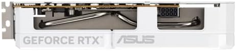 ASUS Dual NVIDIA GeForce RTX  5060 8GB GDDR7 White OC Edition Graphics Card  Desktop  PCIe 5 0  DLSS 4  HDMI 2 1b  DisplayPort 2 1b  2 5 Slot  Axial tech Fan  Dual BIOS   3 Year Warranty