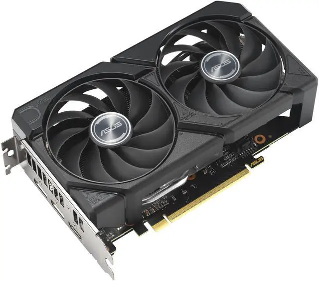 ASUS Dual Radeon RX 9060 XT 16GB GDDR6 PCI Express 5 0 x16 ATX Graphics Card DUAL RX9060XT 16G