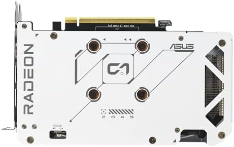 ASUS Dual Radeon RX 9060 XT 16GB GDDR6 White Edition Graphics Card  AMD   PCIe 5 0  HDMI 2 1b  DisplayPort 2 1a  2 5 Slot  Axial tech Fan  0dB Technology  and More 