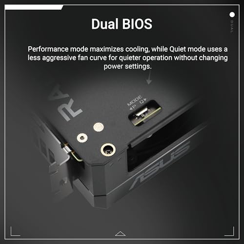 ASUS Dual Radeon RX 9060 XT 8GB GDDR6 Graphics Card PCIe 5 0 HDMI 2 1b DisplayPort 2 1a 2 5 Slot Design Axial tech Fan Design 0dB Technology and More