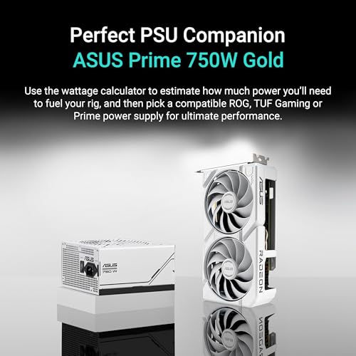 ASUS Dual Radeon RX 9060 XT 16GB GDDR6 White Edition (PCIe 5.0, 16 GB GDDR6, HDMI 2.1b, DisplayPort 2.1a, diseño de 2.5 ranuras, diseño de ventilador de tecnología axial, tecnología 0dB y más)