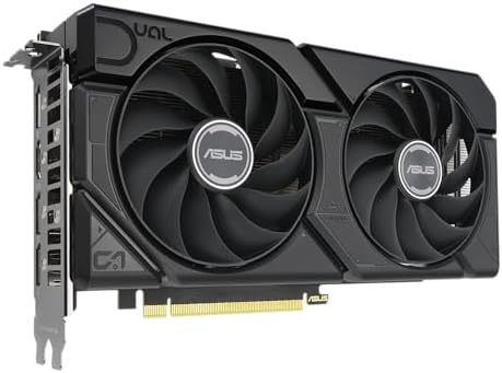 ASUS Dual Radeon  RX 9060 XT 16GB GDDR6 Graphics Card  PCIe 5 0  HDMI 2 1b  DisplayPort 2 1a  2 5 Slot Design  Axial tech Fan Design  0dB Technology  and More 