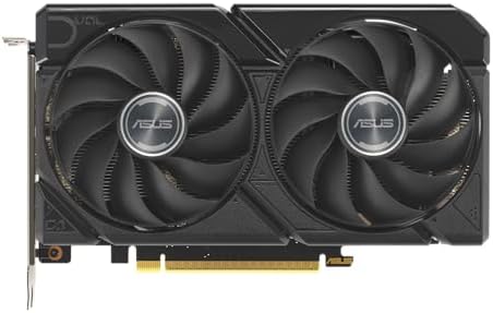 ASUS Dual Radeon  RX 9060 XT 16GB GDDR6 Graphics Card  PCIe 5 0  HDMI 2 1b  DisplayPort 2 1a  2 5 Slot Design  Axial tech Fan Design  0dB Technology  and More 