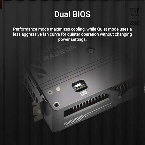 ASUS Dual Radeon  RX 9060 XT 16GB GDDR6 Graphics Card  PCIe 5 0  HDMI 2 1b  DisplayPort 2 1a  2 5 Slot Design  Axial tech Fan Design  0dB Technology  and More 