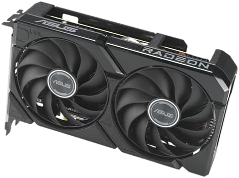 ASUS Dual Radeon  RX 9060 XT 8GB GDDR6 Graphics Card  PCIe 5 0  HDMI 2 1b  DisplayPort 2 1a  2 5 Slot Design  Axial tech Fan Design  0dB Technology  and More 