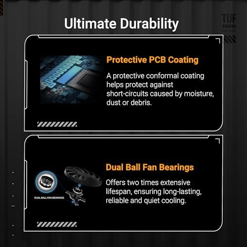 ASUS Dual Radeon  RX 9060 XT 8GB GDDR6 Graphics Card  PCIe 5 0  HDMI 2 1b  DisplayPort 2 1a  2 5 Slot Design  Axial tech Fan Design  0dB Technology  and More 