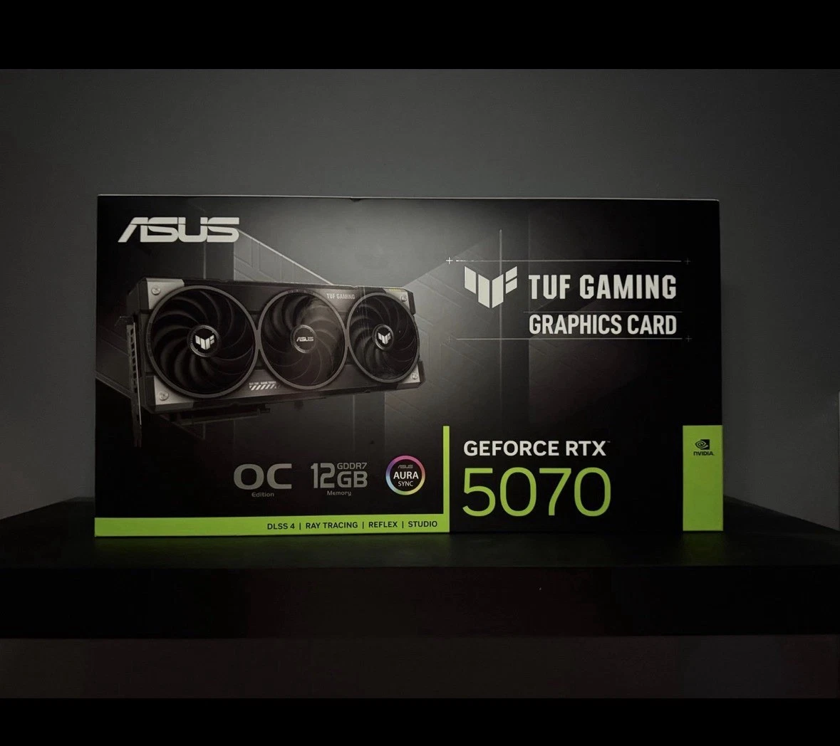 ASUS NVIDIA GeForce RTX 5070 TUF Gaming OC Edition 12GB GDDR7   SEALED 